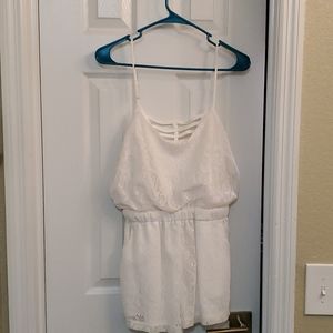 Liberty love lace romper